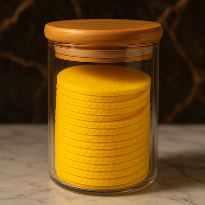 Glass Travel Pad Jar